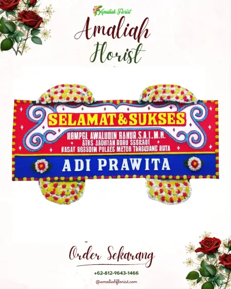 Papan Bunga Ucapan Selamat Citeko